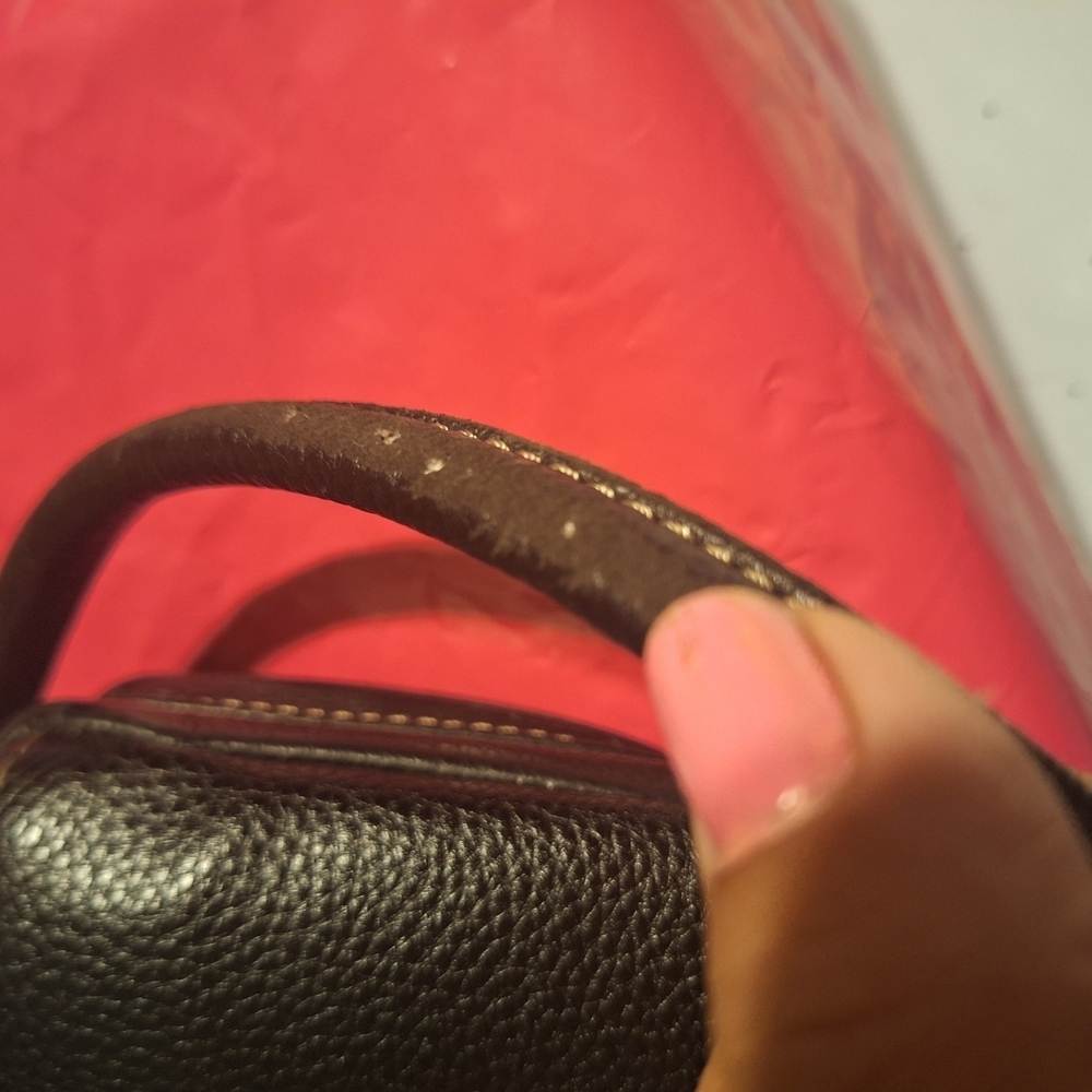 Tignanello Black Leather Organizer Crossbody Handbag - Picture 6 of 8